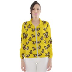 Girl With Popsicle Yello Windbreaker (women)