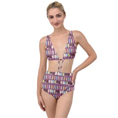 Candy Popsicles Purple Tied Up Two Piece Swimsuit by snowwhitegirl