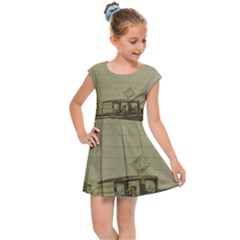 Background 1706642 1920 Kids Cap Sleeve Dress by vintage2030