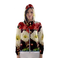 Flowers 1776585 1920 Hooded Windbreaker (women) by vintage2030