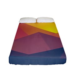Image Sunset Landscape Graphics Fitted Sheet (full/ Double Size) by Sapixe