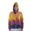 Image Sunset Landscape Graphics Hooded Windbreaker (Women) View1