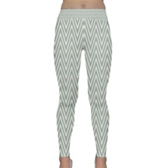 Vintage Pattern Chevron Classic Yoga Leggings by Sapixe