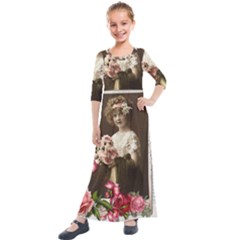 Vintage 1168517 1920 Kids  Quarter Sleeve Maxi Dress by vintage2030