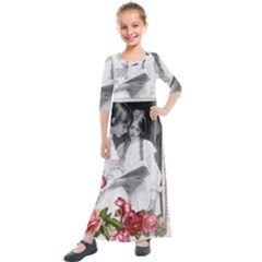 Vintage 1168512 1920 Kids  Quarter Sleeve Maxi Dress by vintage2030