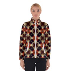 Kaleidoscope Image Background Winter Jacket by Sapixe