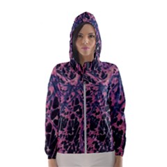 Fabric Textile Texture Macro Model Hooded Windbreaker (women) by Sapixe