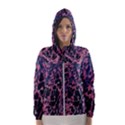 Fabric Textile Texture Macro Model Hooded Windbreaker (Women) View1