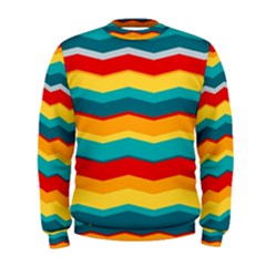 Retro Colors 60 Background Men s Sweatshirt by Sapixe