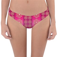 Background Pattern Pink Wallpaper Reversible Hipster Bikini Bottoms by Sapixe