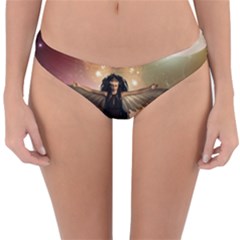 Awesome Dark Fairy In The Sky Reversible Hipster Bikini Bottoms