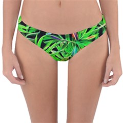 Pretty Leaves 4c Reversible Hipster Bikini Bottoms by MoreColorsinLife