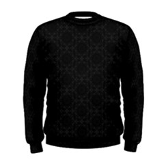 Victorian Paisley Black Men s Sweatshirt