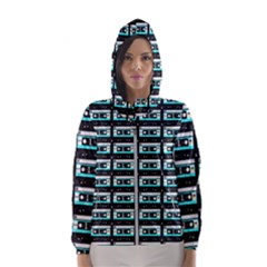 Aqua Cassette Hooded Windbreaker (women)