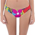 Design Decoration Decor Floral Pattern Reversible Hipster Bikini Bottoms View3