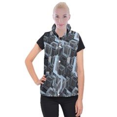 Cube Fantasy Square Shape Women s Button Up Vest by Simbadda