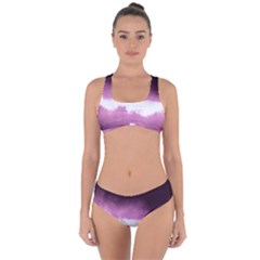 Ombre Criss Cross Bikini Set by Valentinaart