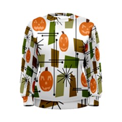 Halloween Mid Century Modern Women s Sweatshirt by KayCordingly