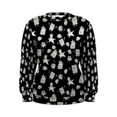 Doodle Bob Pattern Women s Sweatshirt by Valentinaart