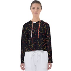 Lines Abstract Print Women s Slouchy Sweat by dflcprints