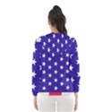 Day Independence July Background Hooded Windbreaker (Women) View2