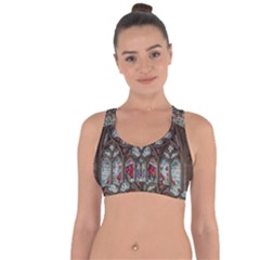 St Martins In The Bullring Birmingham Cross String Back Sports Bra by Simbadda