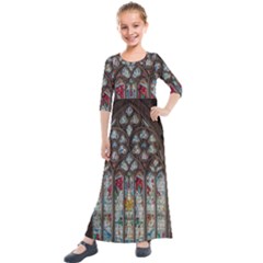 St Martins In The Bullring Birmingham Kids  Quarter Sleeve Maxi Dress by Simbadda