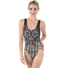 St Martins In The Bullring Birmingham High Leg Strappy Swimsuit by Simbadda