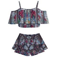 St Martins In The Bullring Birmingham Kids  Off Shoulder Skirt Bikini by Simbadda