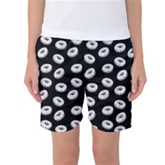 Donuts Pattern Women s Basketball Shorts by Valentinaart