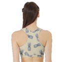 Pineapple pattern Sports Bra with Border View2