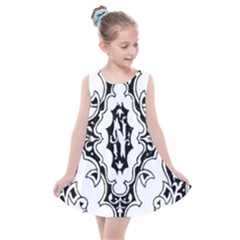 Holbein Floriated Antique Scroll Kids  Summer Dress by Simbadda