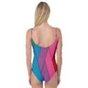 Abstract Background Colorful Strips Camisole Leotard  View2