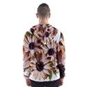 Sun Daisies Leaves Flowers Hooded Windbreaker (Men) View2