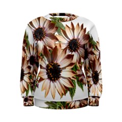 Sun Daisies Leaves Flowers Women s Sweatshirt by Celenk