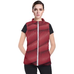 Tube Plastic Red Rip Women s Puffer Vest by Celenk