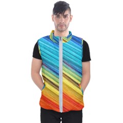 Rainbow Men s Puffer Vest by NSGLOBALDESIGNS2
