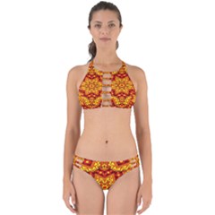 Kaleidoscope Mandala Recreation Perfectly Cut Out Bikini Set by Simbadda