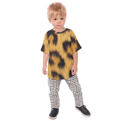 Animal Print Leopard Kids Raglan Tee by NSGLOBALDESIGNS2