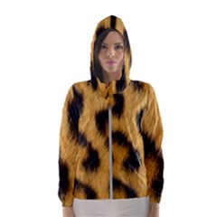 Animal Print Leopard Hooded Windbreaker (women) by NSGLOBALDESIGNS2