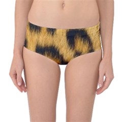 Animal Print Mid-waist Bikini Bottoms by NSGLOBALDESIGNS2