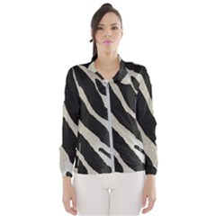 Zebra Print Windbreaker (women) by NSGLOBALDESIGNS2