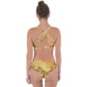 Wonderful Vintage Design With Floral Elements Criss Cross Bikini Set View2