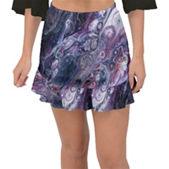 Planetary Fishtail Mini Chiffon Skirt by ArtByAng