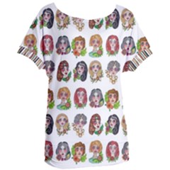 All The Petty Ladies Women s Oversized Tee by ArtByAng