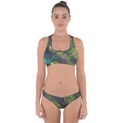 Deep In The Reef Cross Back Hipster Bikini Set by ArtByAng