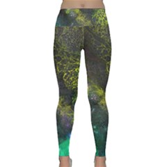 Deep In The Reef Lightweight Velour Classic Yoga Leggings by ArtByAng