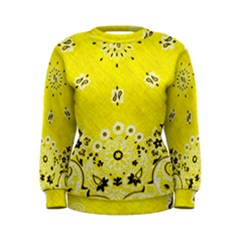 Grunge Yellow Bandana Women s Sweatshirt by dressshop