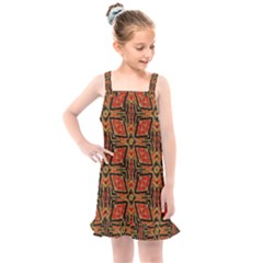 Geometric Doodle 2 Kids  Overall Dress by dressshop