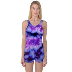 Tie Dye 1 One Piece Boyleg Swimsuit by dressshop